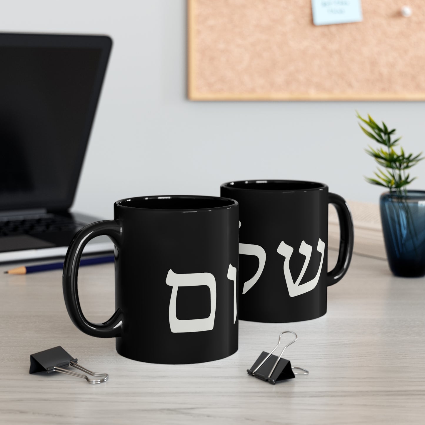 11oz Black Mug